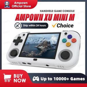 레트로 휴대용 게임기 추억의 고전게임 Ampown XU MINI M 게임 콘솔 2.8 화면 Linux OS MINIM 시뮬레이터