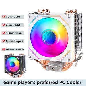 파이프 1700 쿨러 설치 PC AMD X99 LGA2011 히트 AM4 CPU 1366 공랭식 AM5 PWM 115X1200 AM3 X79 선풍기 효율적인