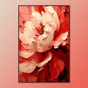 유화그리기세트 diy 그림그리기 꽃그림 diy그림그리기세트 페인트 대형 꽃유화그림 액자
