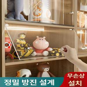비포쉬프팅 책장문달기 선반 책장가리개 먼지 투명