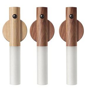 목재 무선 현관 자동 USB 모드 인테리어 B 1PC 간접조명 옷장