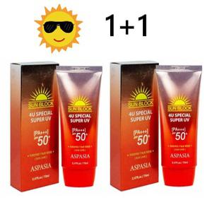 자외선차단제 촉촉한 아스파시아 4U 스페셜 수퍼 UV 선크림 70ml SPF50 PA+++