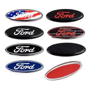 자동차 용품 레인저 Mondeo Ecosport Edge Focus Mk4  Fiesta Kuga 퓨전 자동차 스티어링 휠 스티커 용 58x