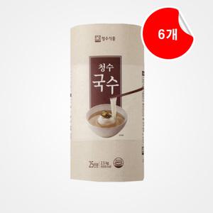 [청수식품] 국수 소면 2.5kg, 6개