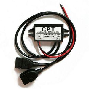 DC 컨버터 스텝다운 12V to 5V 3A 15W 듀얼USB