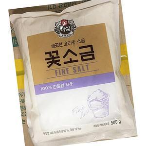 꽃소금 백설 500g X20 업소용