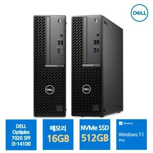 델 컴퓨터 본체 옵티플렉스 7020SFF 인텔 i3 윈도우11프로 탑재 사무용 인강용 데스크탑 미니PC