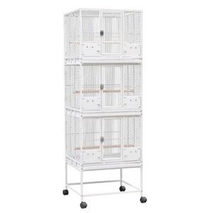 대형 새장 3단 앵무새 사육 새집 조류케 모델 블랙 하우스 투명37x37x125