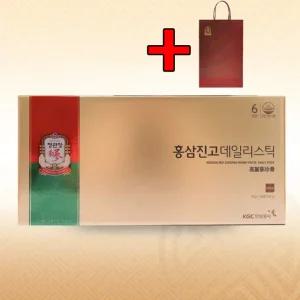 정관장 홍삼진고 데일리스틱 10g x30포x1박스 쇼핑백