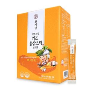 천지양 튼튼쑥쑥 키즈홍삼스틱 망고맛 10ml x 100포 1개