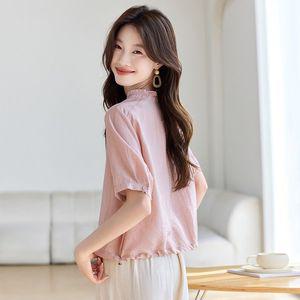 여성여름롱셔츠 린넨롱셔츠 긴팔면티 여성반팔셔츠 레이스맨투맨 박스티