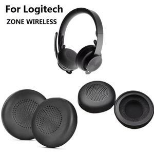 [이어커버 패드]호환용 logitech Zone Wireless 용 1 쌍 단백질 가죽 이어 패드 교체 스폰지 폼 헤드셋 이