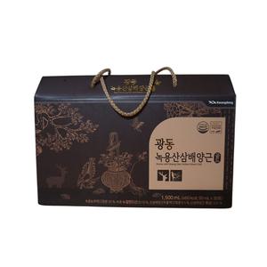 광동제약 녹용산삼배양근 골드 50ml * 30포 / 부모님 면역력 선물 기력 충전 선물 효도선물
