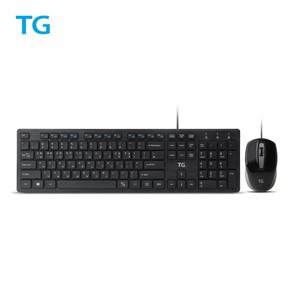 TG 유선 키보드 마우스 세트 블랙 TG-KM500US LOVELY 키스킨포함 마우스키보드세트