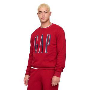 GAP 남성 로고 플리스 크루 스웨트셔츠
