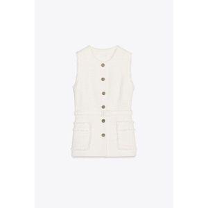 [정품] 자라 조끼 베스트 반팔 ZARA 벨티드 스트럭처 베스트589433