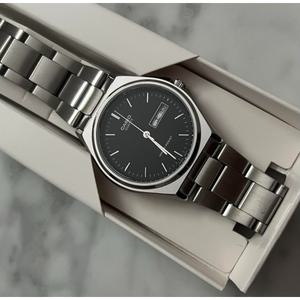 카시오 컬렉션 남성 메탈 손목시계 블랙 CASIO MTP-1240DJ-1AJH