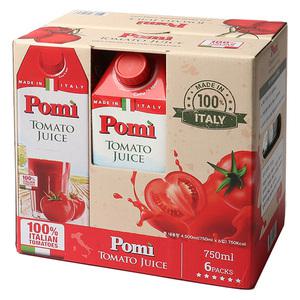 포미 착즙 토마토주스 750ml x 6팩