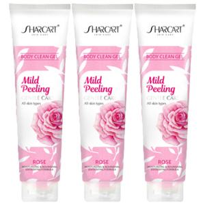 샤카트 페이스 바디 필링젤 로즈 310ml 3개/N