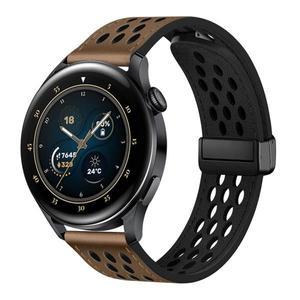갤럭시 워치 용 22mm 가죽 스트랩 7 6 5 4 3 44mm Active2 S3 마그네틱 스포츠 밴드 클래식 5Pro