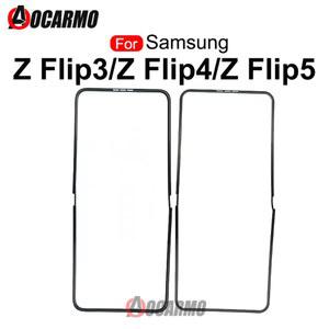 삼성 갤럭시 Z Flip3 플립 4 5 6 Flip6 Z Flip5 전면 스크린 스탠드 중간 베젤 프레임 LCD 디스플레이 브래킷 플라스틱 Hoder