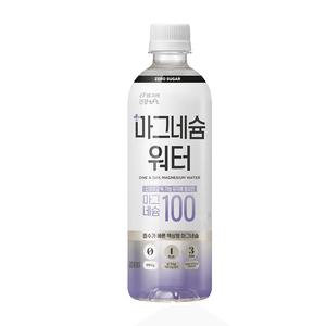 빙그레 마그네슘워터 500mL 12입 제로슈거 포도맛 무설탕 무색소