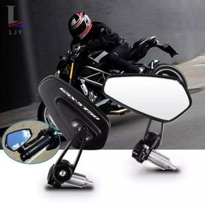 오토바이 거울 GSXS 750 스즈키 GSX 마운팅 S750 바 엔드 미러 2개 CNC 핸들 백미러 1000 GT 범용