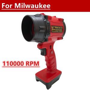 110000RPM 제트 터보 팬 전기 송풍기 휴대용 폭력 밀워키 호환 18V 배터리 고속 무선 살포기
