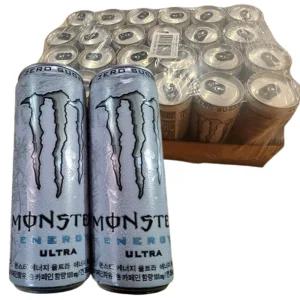 몬스터 에너지 울트라 제로 355ml 24캔 제로슈가 화이트 고카페인 음료 (1srr)