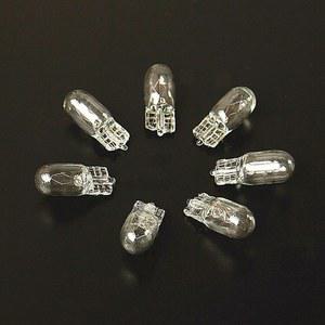 10Pcs 24V T10 신호 명확한 유리 W5W 단일 194 12V 자동차 5W 전구 조명 멘트 램프 자동 W2 1x9 5d 501