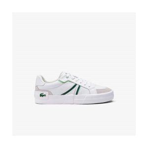 매장정품 LACOSTE 남성 트랙서브 레더 스니커즈 [화이트그린] RZ0022M55G082 117095