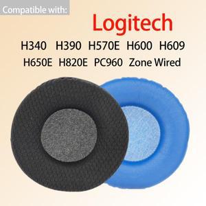 Logitech H340 H570E H600 H820E PC960 존 유선 헤드폰 이어 쿠션 교체용 공용 이어패드
