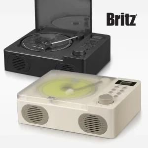 브리츠 CD플레이어 휴대용 무선 블루투스 FM 라디오 스피커 BZ-YM10 소형 미니 효도