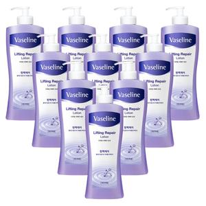 바세린 리프팅 리페어 로션 450ml x 10개 대용량 고보습 영양 바디 밀크 크림