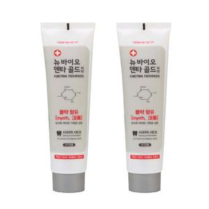 뉴바이오덴타골드 치약 200g+200g 2개세트 시린이 치주염예방 메디크로스