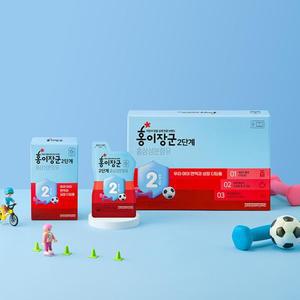 정관장 홍이장군2단계30포(실속형 파우치만 또는 겉케이스포함 선택)맛있는홍삼