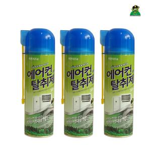 산도깨비 에어컨 탈취제 300mlX3개 피톤치드향 차량 에어컨 청소 스프레이 벽걸이