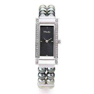 MISAKI  QCRWDELIGHTPEARLGR 진주 시계 DELIGHT PEARL GREY