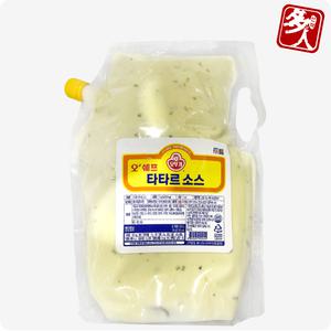 (다인) 오뚜기 타타르소스 스파우트 팩 3kg_ 오쉐프 소스 업소용 대용량