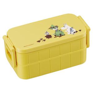 스케이터 무민 스모키 2단 도시락 600ml (젓가락)
