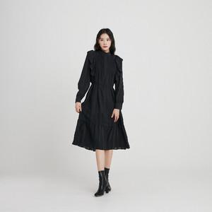 [LAP] AN1WO120 박시핏 반넥 면플레어 원피스