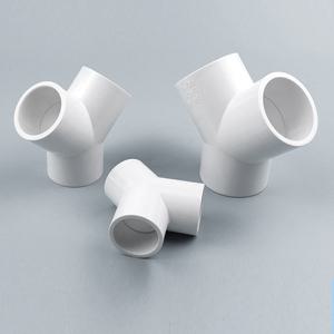 PVC 파이프 커넥터 Y자 배관 부속 연결 소켓 내경20mm