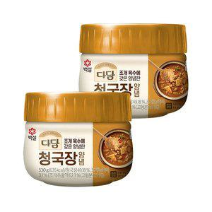 다담 청국장 양념 530g x2개