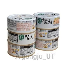 학사농장 살코기 원래 참치 캔 통조림 간편식 100g 6p