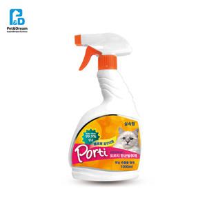 고양이탈취제 항균 소취 베이비파우더향 1000ml 고양이 쿠션 화장실