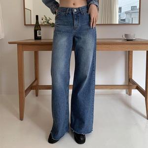여자 통바지 블랙진 그런지 y2k 청바지