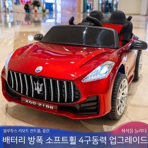 셀_어린이 전기차 자동차 전동차 유아용 4륜 리모콘 아기 장난감 사람 남녀 충전 4륜구동차 탈 수 있습니다