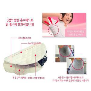[XB8H7L61]겨드랑이 땀 흡수 순면 패드 겨땀 패치 2매