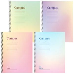 포포팬시 캠퍼스 그라데이션 노트 10권 스프링 줄 학생 유선 필기 노트