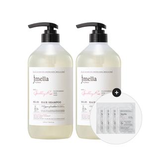 제이멜라 페이보릿 스파클링 로제 헤어 샴푸 1000ml 2개+샴푸 샘플 4개